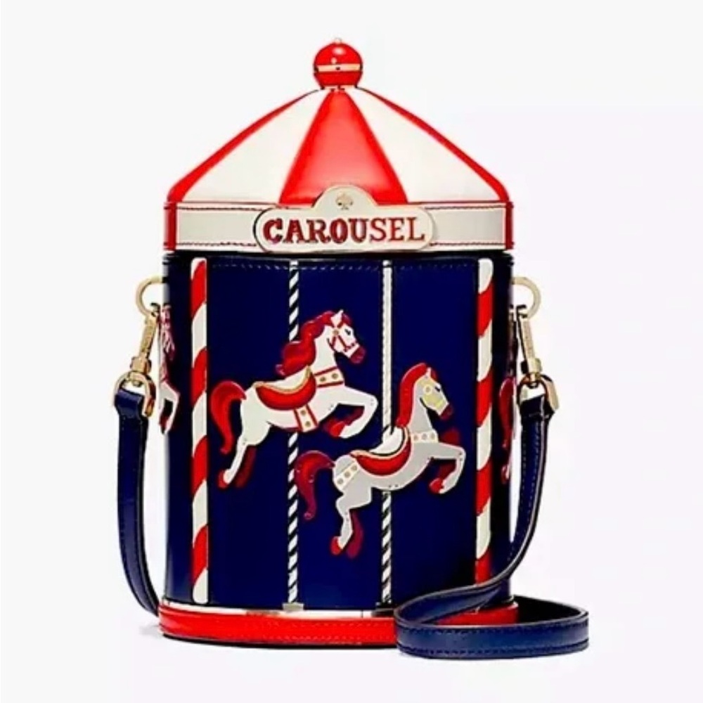 NWT Kate Spade Winter Wonders Carousel 3D Crossbody Bag Novelty Collector &Charm - Picture 8 of 8